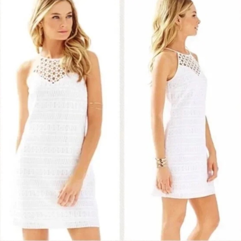 Lilly Pulitzer Larina White Shift Dress